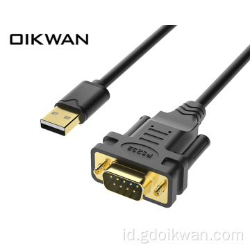 USB ke DB9 Serial Cable Oikwan Serial ke Kabel Konsol Adaptor USB